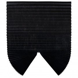 Жалюзи-плиссе штора тканевая самоклеящаяся FORMO 120*180см, СТАНДАРТ+, 80г/м2, черный