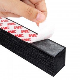 Жалюзи-плиссе штора тканевая самоклеящаяся FORMO 120*180см, СТАНДАРТ+, 80г/м2, черный