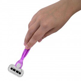 Бритвенный станок многоразовый женский, 5 лезвий, 2 кассеты, X-ONE, 700020