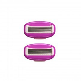 Кассеты для бритвенного станка многоразового женского, 5 лезвий, 2 кассеты, X-ONE, 700022