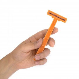 Бритвенные станки одноразовые, 2 лезвия, фиксированная головка, 5 штук, желтый, X-ONE, 700026