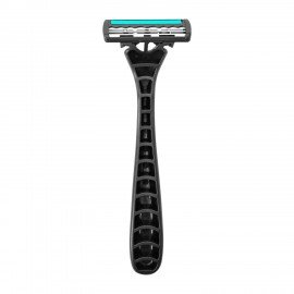 Бритвенные станки одноразовые, 3 лезвия, увлажняющая полоска, плавающая головка, 5 шт., синий, X-ONE, 700036