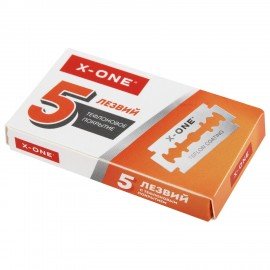 Сменные лезвия из нержавеющей стали для безопасных бритв, 5 штук, Х-ONE, 700038
