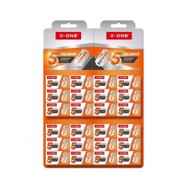 Сменные лезвия из нержавеющей стали для безопасных бритв, 5 штук, Х-ONE, 700038