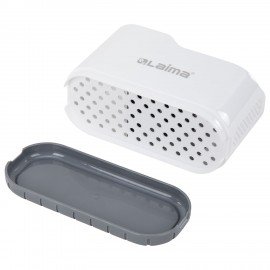 Стакан органайзер для зубных щеток и пасты, БЕЛЫЙ, 9х19х12см, LAIMA HOME, 700047