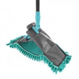 Швабра КОМПЛЕКТ флаундер 40см + МОП синель (ТИП К) + черенок 70-120см, ЛЮБАША БЮДЖЕТ, 700051