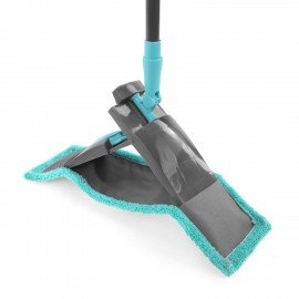 Швабра КОМПЛЕКТ флаундер 40см + МОП микрофибра (ТИП К) + черенок 70-120см, ЛЮБАША БЮДЖЕТ, 700052