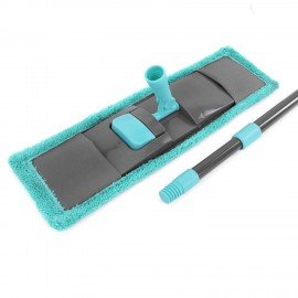 Швабра КОМПЛЕКТ флаундер 40см + МОП микрофибра (ТИП К) + черенок 70-120см, ЛЮБАША БЮДЖЕТ, 700052