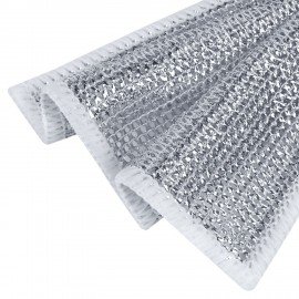 Тряпки салфетки металлизированный эффект скрабер 20 х 20 см КОМПЛЕКТ 10 штук, посуда, уборка, LAIMA, 700065