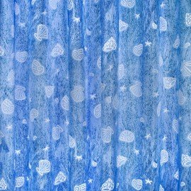 Шторка для ванной ПОЛИЭСТЕР, 180х180см, кольца в комплекте, МОРЕ, PRIMILA, 700077