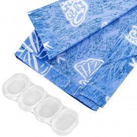 Шторка для ванной ПОЛИЭСТЕР, 180х180см, кольца в комплекте, МОРЕ, PRIMILA, 700077