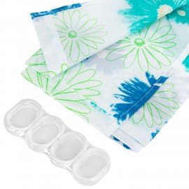 Шторка для ванной ПОЛИЭСТЕР, 180х200см, кольца в комплекте, ЦВЕТЫ, PRIMILA, 700082