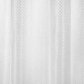 Шторка для ванной ПОЛИЭСТЕР, 180х180см, кольца в комплекте, БЕЛЫЙ БРИЛЛИАНТ, PRIMILA, 700087