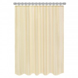 Шторка для ванной ПОЛИЭСТЕР, 180х180см, кольца в комплекте, БЕЖЕВЫЙ БРИЛЛИАНТ, PRIMILA, 700089