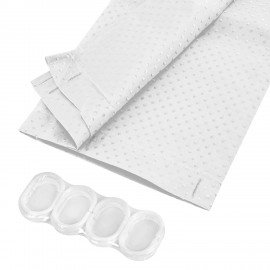 Шторка для ванной ПОЛИЭСТЕР, 180х200см, кольца в комплекте, БЕЛЫЙ БРИЛЛИАНТ, PRIMILA, 700093