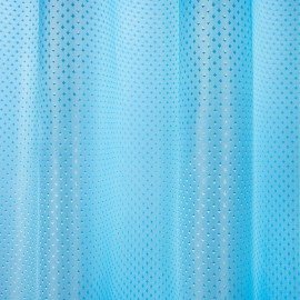 Шторка для ванной ПОЛИЭСТЕР, 180х200см, кольца в комплекте, ГОЛУБОЙ БРИЛЛИАНТ, PRIMILA, 700096