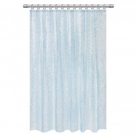 Шторка для ванной EVA, 180х200см, кольца в комплекте, СИНЯЯ ЛЕДЯНАЯ СВЕЖЕСТЬ, PRIMILA, 700100