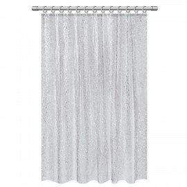 Шторка для ванной EVA, 180х200см, кольца в комплекте, СЕРАЯ ЛЕДЯНАЯ СВЕЖЕСТЬ, PRIMILA, 700101