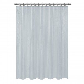 Шторка для ванной EVA, 180х180см, кольца в комплекте, СЕРАЯ ГОЛОГРАФИЯ, PRIMILA, 700104