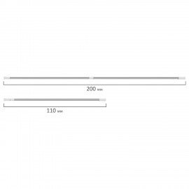 Карниз штанга для ванной телескопический 110-200см, нержавеющая сталь, PRIMILA, 700108
