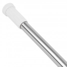 Карниз штанга для ванной телескопический 140-260см, нержавеющая сталь, PRIMILA, 700109