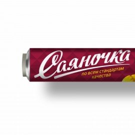 Фольга пищевая 29смх50м, 9мкм универсальная, САЯНСКАЯ ФОЛЬГА в пленке, САЯНОЧКА С50П-290х12, шк5007