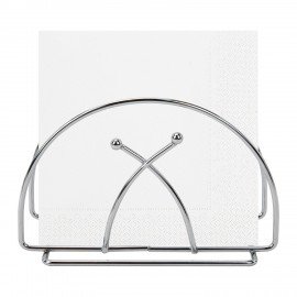 Салфетница овальная 8,2х13х7,2 см, CLASSIC, хром, WEGLA (ВЕГЛА), 700237