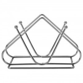 Салфетница треугольная 8,2х13х7,2 см, CLASSIC, хром, WEGLA (ВЕГЛА), 700238