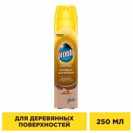 Полироль для мебели и деревянных поверхностей 250 мл, PRONTO (Пронто), аэрозоль, 864905