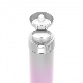 Термокружка 420 мл JOYLUX ULTRA GRADIENT, нержавеющая сталь SUS304, белый/розовый, 700276