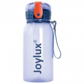Бутылка для воды 460 мл, трубочка выкидная, крышка с замком, пластик, JOYLUX SPECIAL, 700283