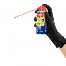 Смазка универсальная проникающая BT-40 (аналог WD-40) 100 мл, аэрозоль с трубочкой, RABBITEX, 700295