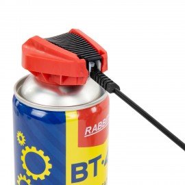 Смазка универсальная проникающая BT-40 (аналог WD-40) 450 мл, УМНЫЙ РАСПЫЛИТЕЛЬ, RABBITEX, 700298