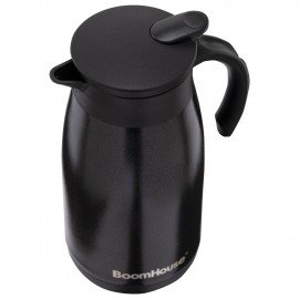 Чайник-термос 1л COFFEE BREAK, нержавеющая сталь SUS304, черный, ТЕРМОЧАЙНИК, BOOMHOUSE (БумХаус), 700328