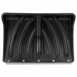 Лопата снеговая 46х33 см БЕЗ ЧЕРЕНКА "КРЕПЫШ" СУПЕРПРОЧНАЯ, планка на клепках, ГРАНДМАСТЕР, 700338