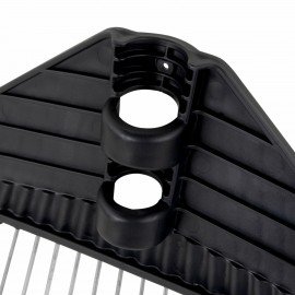 Грабли веерные проволочные, ширина 38 см, БЕЗ ЧЕРЕНКА, тулейка/черенок 25 мм, ГРАНДМАСТЕР, 700349