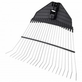 Грабли веерные проволочные, ширина 38 см, БЕЗ ЧЕРЕНКА, тулейка/черенок 25 мм, ГРАНДМАСТЕР, 700349