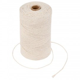 Шпагат хлопковый для прошивки документов, вязания, макраме, длина 500 м диаметр 1,5 мм, BRAUBERG, 700362