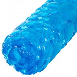 Коврик для ванны противоскользящий 88х40см, "Пузыри", прозрачно-голубой, ПВХ, присоски, PRIMILA, 700365