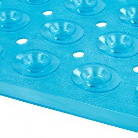 Коврик для ванны/душевой противоскользящий 54х54см, "Полусферы", прозрачный, ПВХ, PRIMILA, 700369