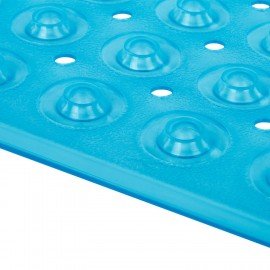 Коврик для ванны/душевой противоскользящий 54х54см, "Полусферы", прозрачный, ПВХ, PRIMILA, 700369