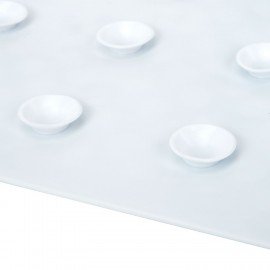 Коврик для ванны противоскользящий 70х40см с печатью "Дельфин", ПВХ, присоски, PRIMILA, 700370