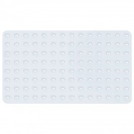 Коврик для ванны противоскользящий 70х40см с печатью "Дельфин", ПВХ, присоски, PRIMILA, 700370