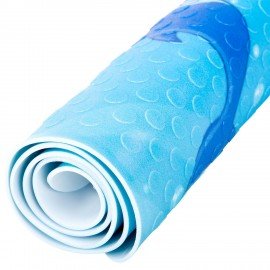 Коврик для ванны противоскользящий 70х40см с печатью "Русалка", ПВХ, присоски, PRIMILA, 700371