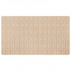 Коврик для ванны противоскользящий 71х40см, "Пиксели", бежевый, ПВХ, присоски, PRIMILA, 700383