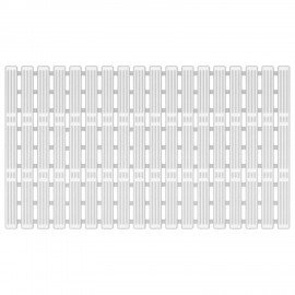 Коврик для ванны противоскользящий износостойкий 68х40см, "Лесенка", ПП+ТПЭ, присоски, PRIMILA, 700385