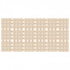 Коврик для ванны противоскользящий износостойкий 80х40см, "Кофейные зерна", ПП+ТПЭ, PRIMILA, 700386