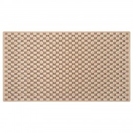 Коврик для ванны противоскользящий 66х36см, "Мозаика", бежевый, ТПЭ, присоски, PRIMILA, 700387