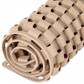 Коврик для ванны противоскользящий 66х36см, "Мозаика", бежевый, ТПЭ, присоски, PRIMILA, 700387