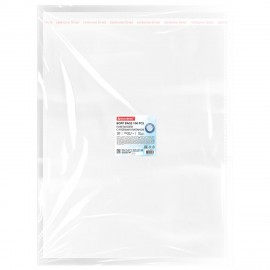 Пакеты БОПП с клеевым клапаном КОМПЛЕКТ 100 штук, 40х50+4 см, 30 мкм с усиленным швом, BRAUBERG, 700411